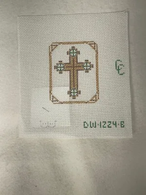* Canvas Connection DW1224 Art Deco Cross