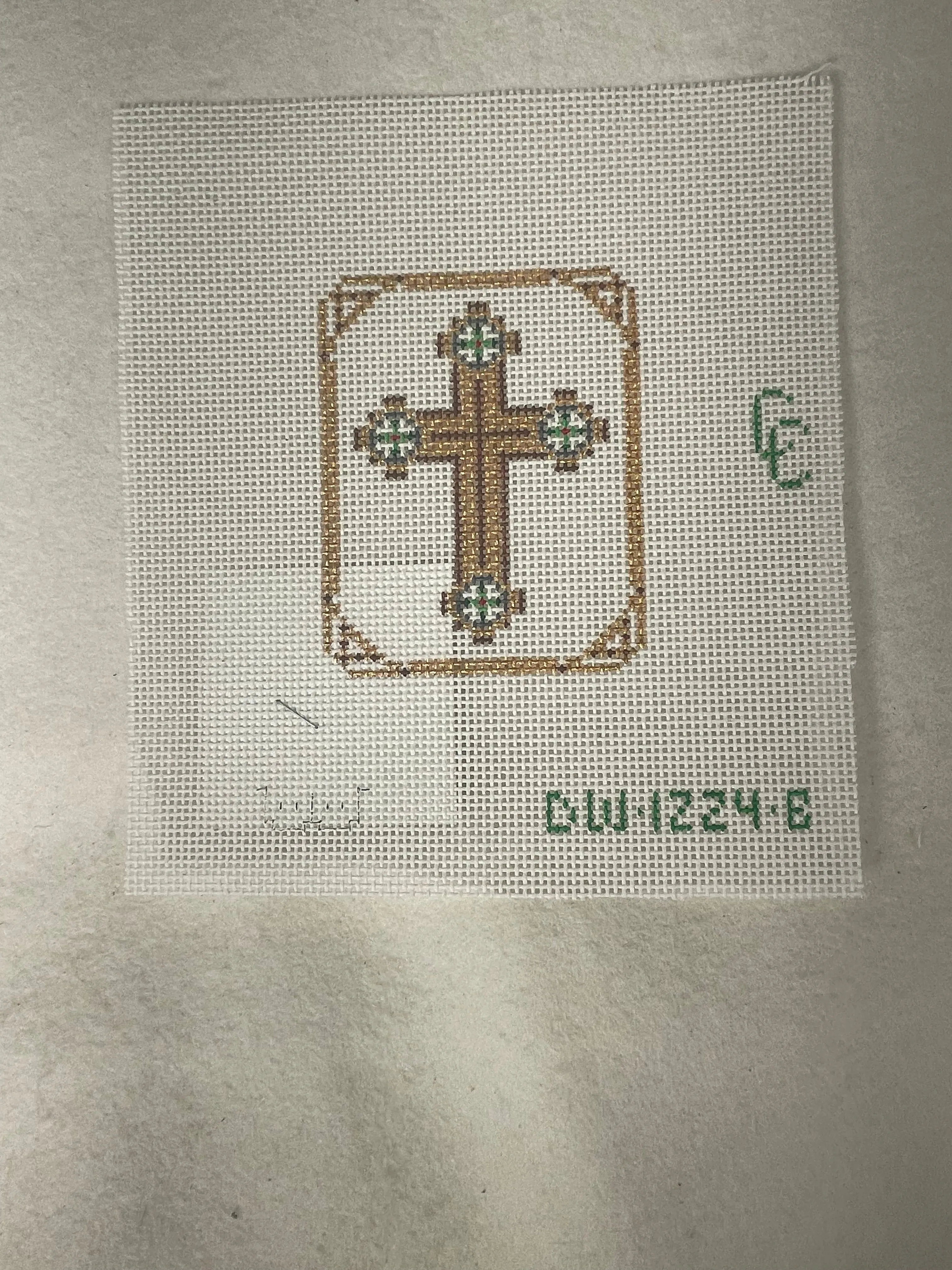 * Canvas Connection DW1224 Art Deco Cross