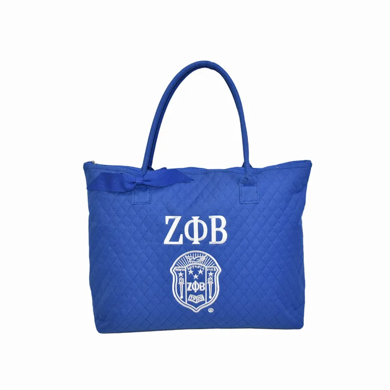 ΖΦΒ QUILTED TOTE BAG