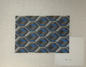 * Rachel Barri Bonjour- Geode (black,grey,blues) Passport Cover