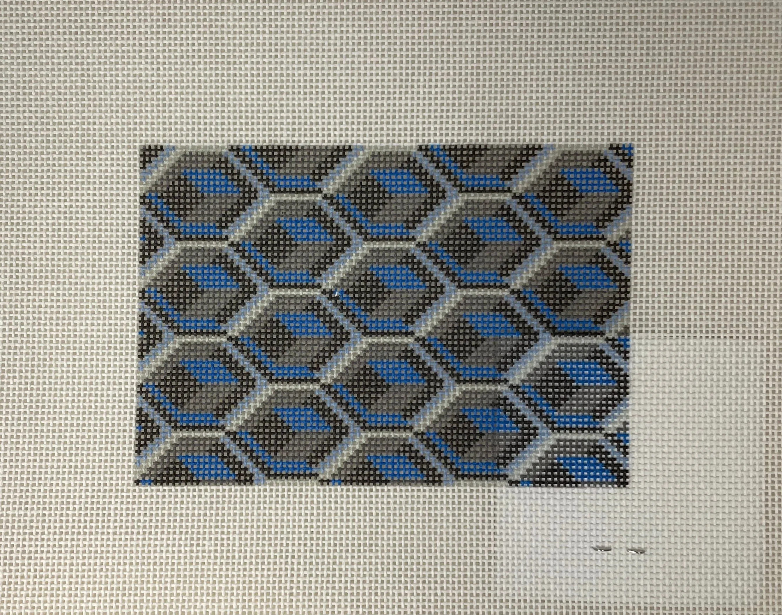 * Rachel Barri Bonjour- Geode (black,grey,blues) Passport Cover
