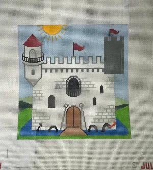 * SALE / Julia's Needleworks Castle Tooth Fairy Pillow (2 canvases)