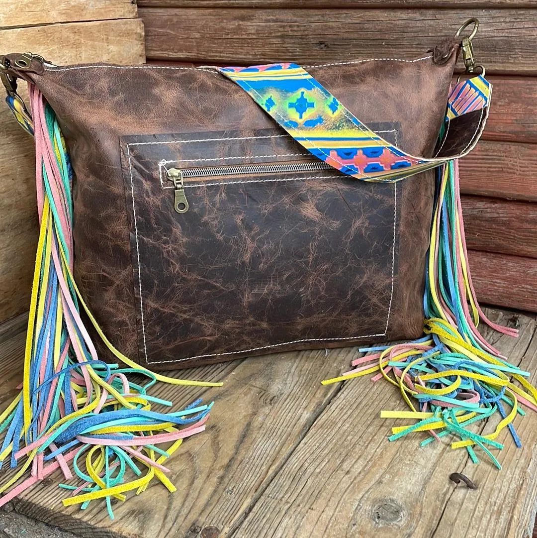 023 Oakley - Red Brindle w/ Neon Trip Crosses