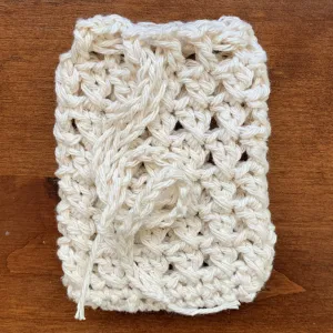 100% Cotton Crocheted Soap Saver Bag