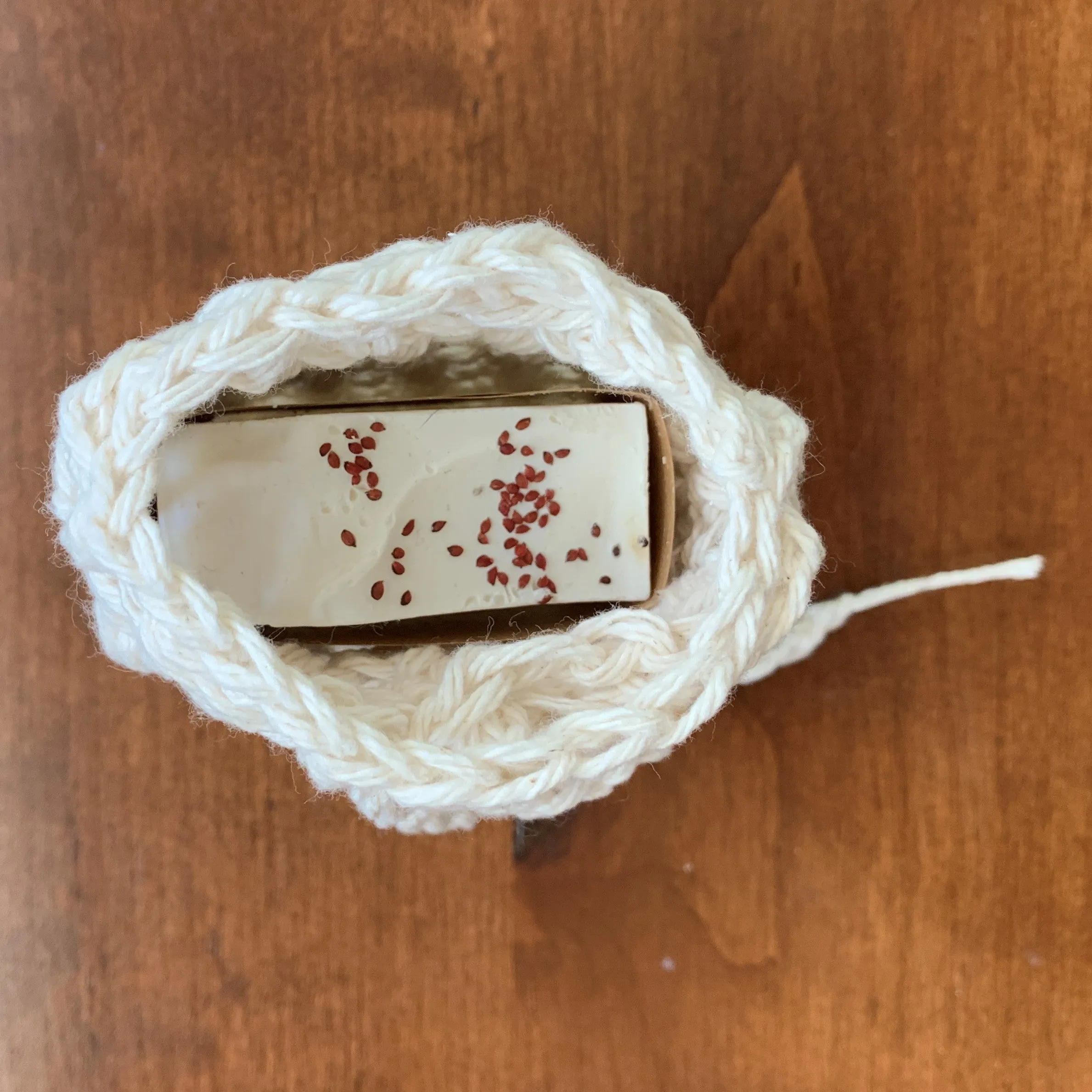 100% Cotton Crocheted Soap Saver Bag