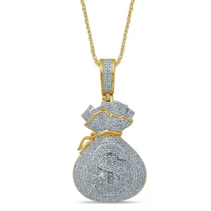 10K 0.96-1.06CT D-MONEY BAG