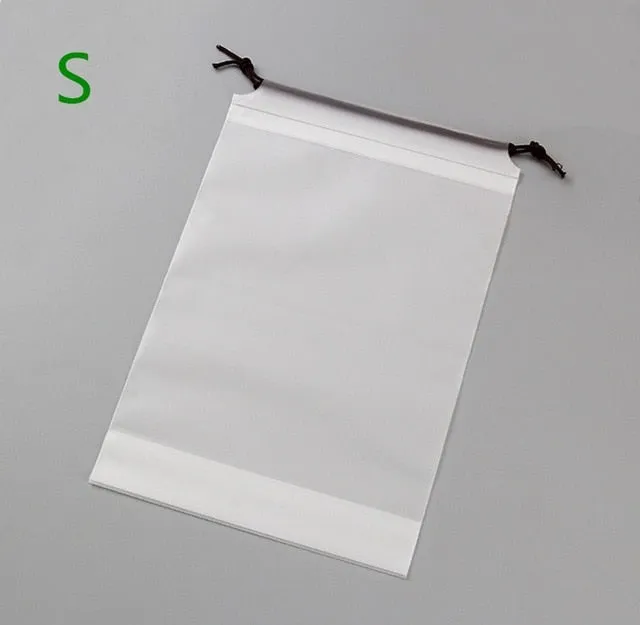 1pc Drawstring Swimming Bags Transparent Clothes Bag Sports Travel Storage Bags 3 Styles
