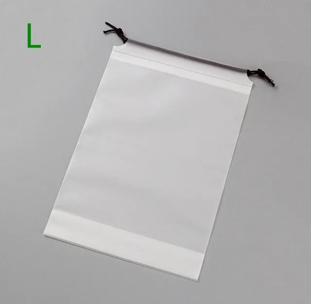 1pc Drawstring Swimming Bags Transparent Clothes Bag Sports Travel Storage Bags 3 Styles