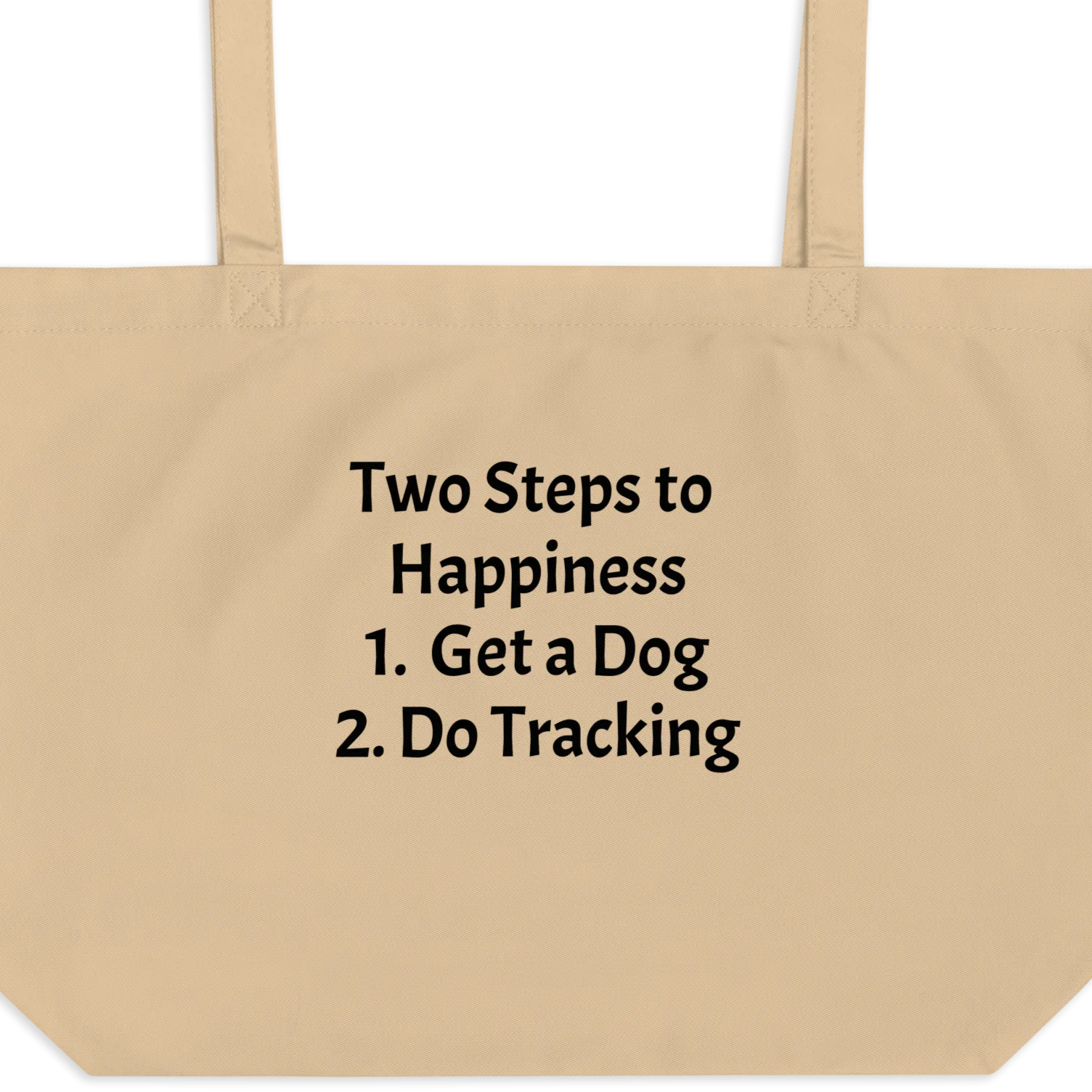2 Steps to Happiness - Tracking X-Large Tote/ Shopping Bags