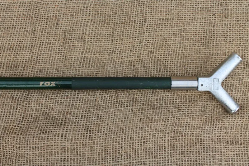 3 x Fox Voyager Old School Carp Rods And Fox Landing Net. 1990s. SALE!!!