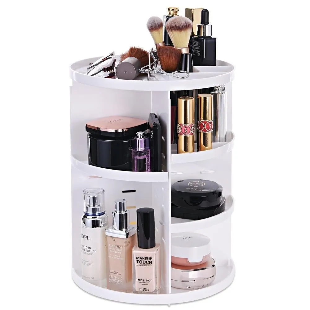 360 Degree Rotating Detachable Cosmetics Caddy