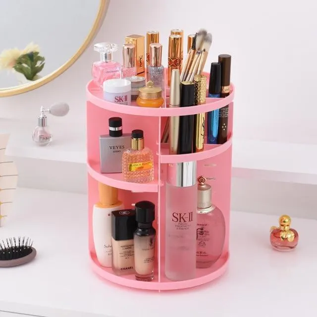 360 Degree Rotating Detachable Cosmetics Caddy