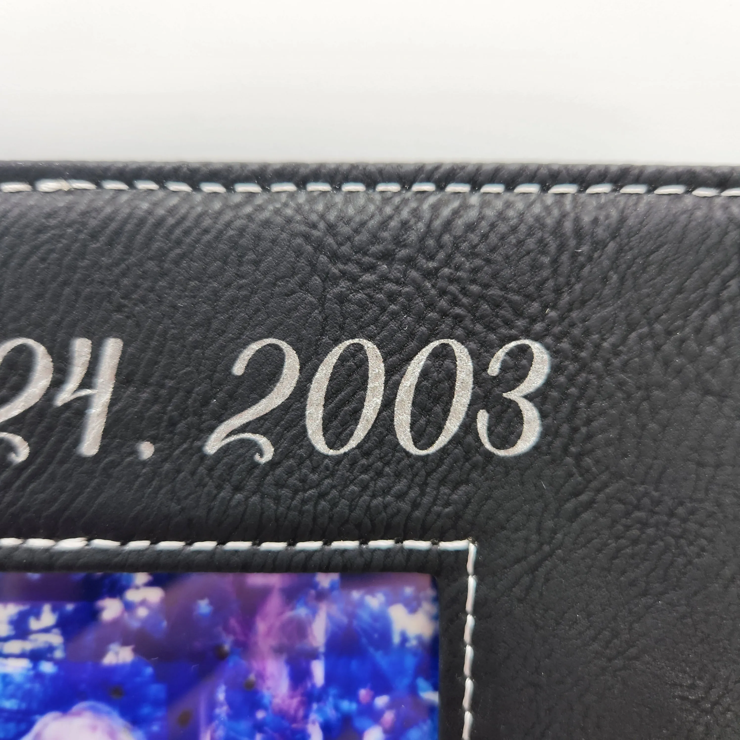 4x6 Leatherette Picture Frame Engraved