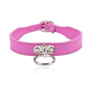 5751RS-SIS      Hot Sissy Transformation Sissy Under the Collar Crossdressing Dainty Ring Bondage Collar