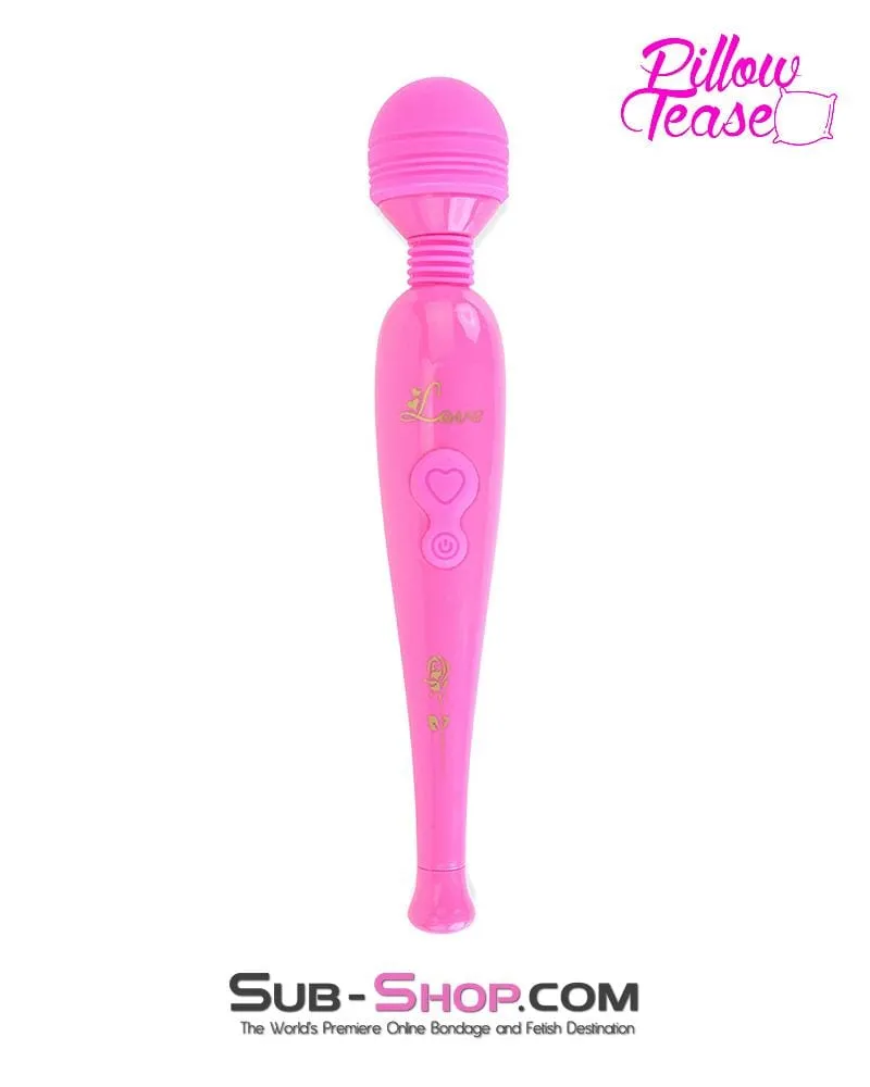 5771M      Rechargeable 10 Function Rose Wand Vibrator - LAST CHANCE - Final Closeout!