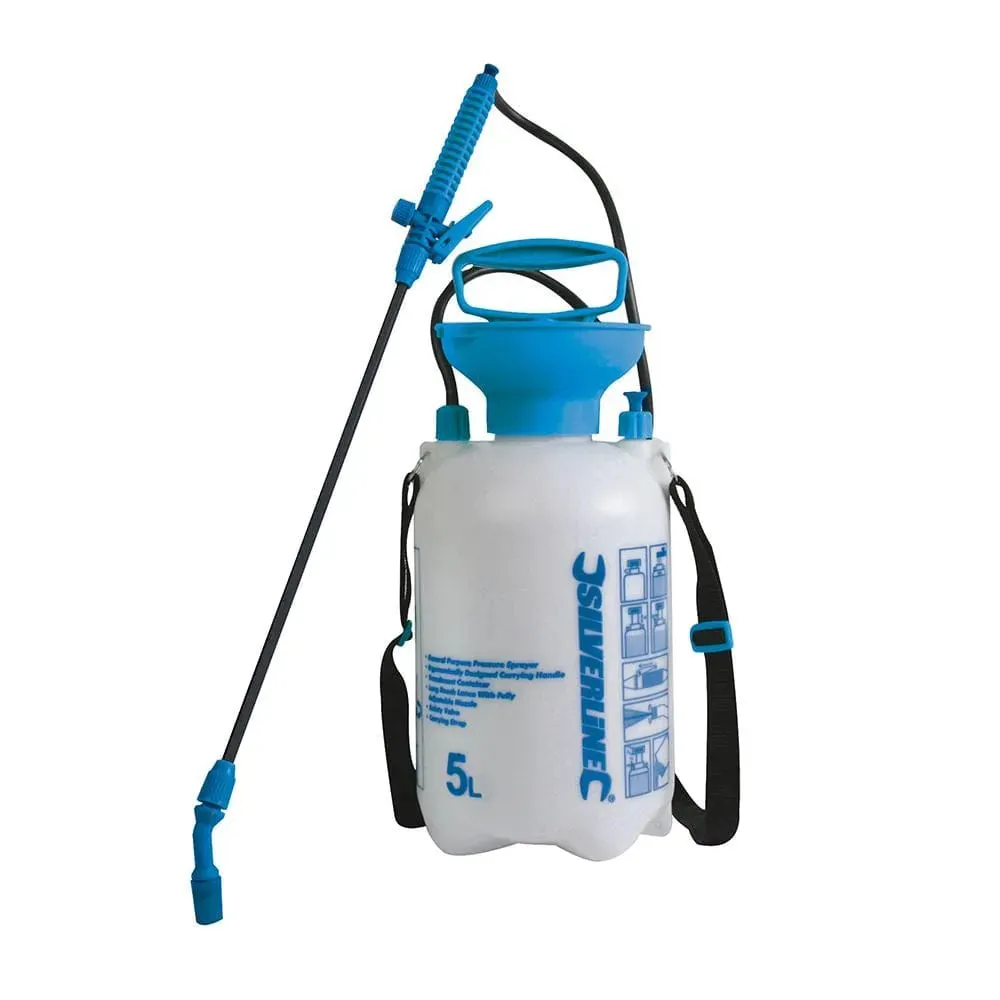 5LTR GARDEN PRESSURE SPRAYER 5 LITRE 675108 - LIFETIME WARRANTY