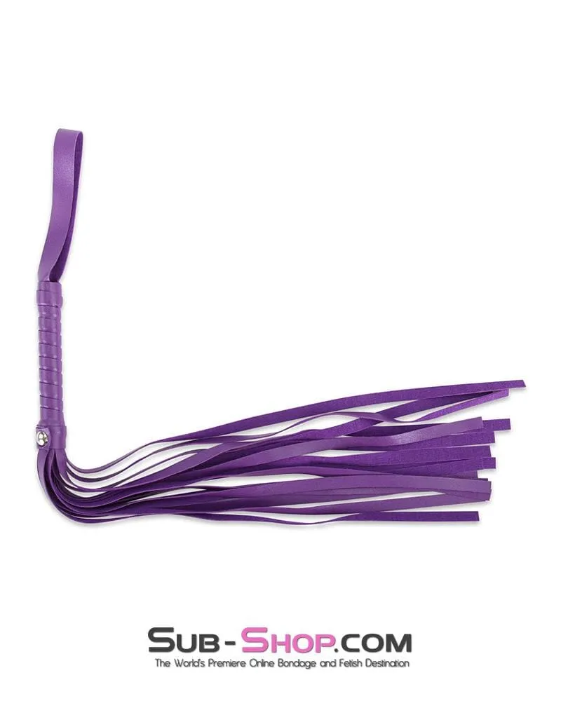 7823MQ      Purple Seduction 17" Flogger