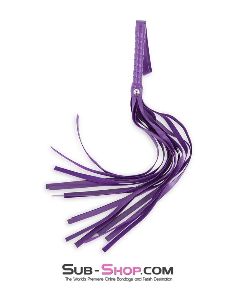7823MQ      Purple Seduction 17" Flogger
