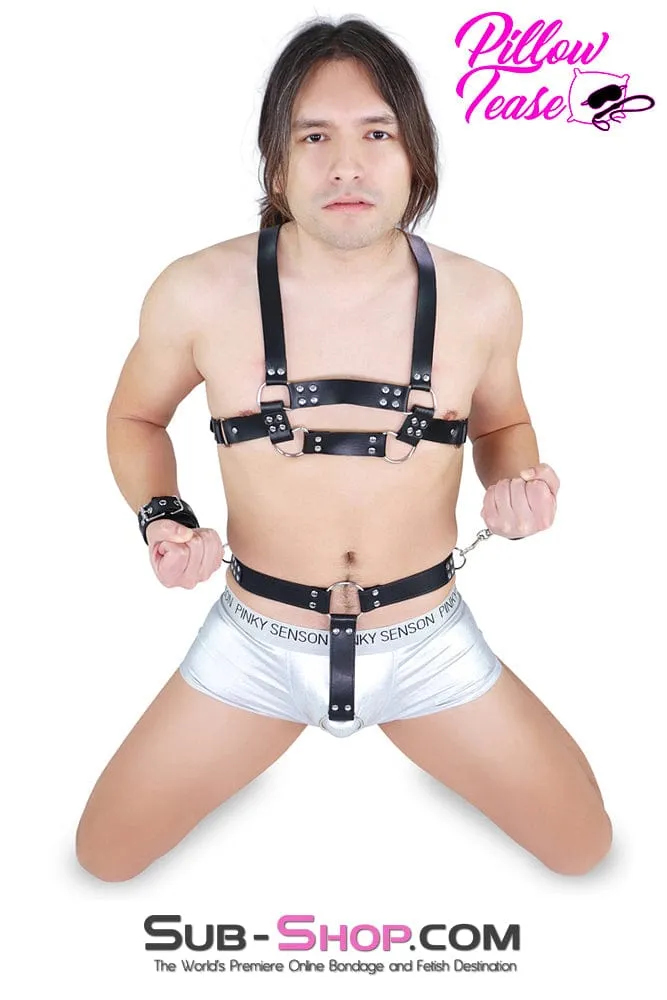 7863DL      Mega Male Bondage Chest Harness
