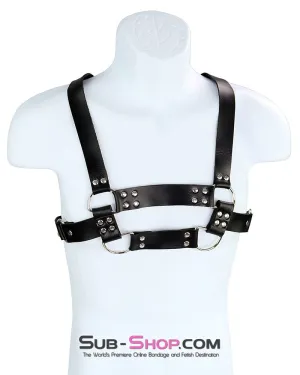 7863DL      Mega Male Bondage Chest Harness