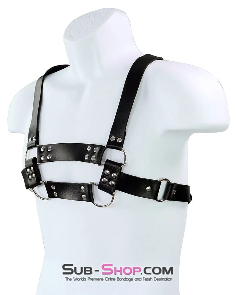 7863DL      Mega Male Bondage Chest Harness