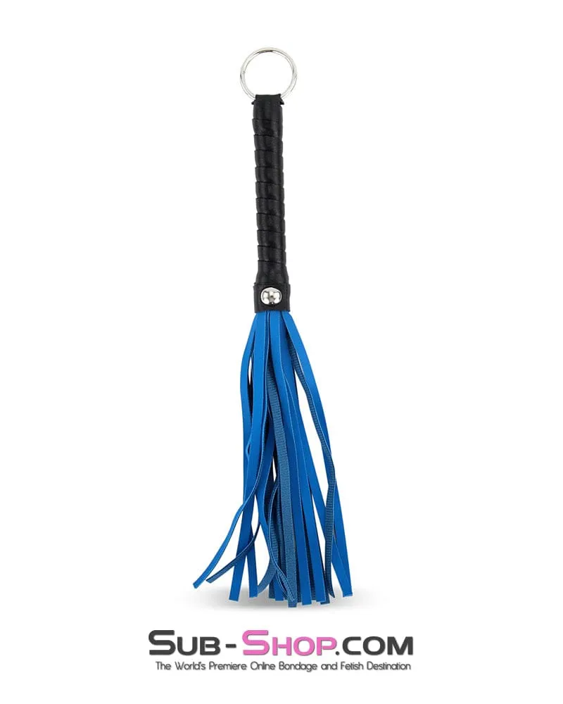 9033MQ      Tantric Blue Tail Mini Flogger - LAST CHANCE - Final Closeout!