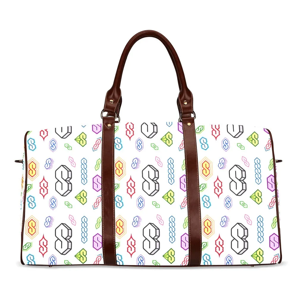 90s Graffiti Super S Travel Bag (Brown)