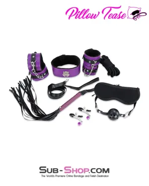 9800DL      8 Pc Plush Purple Bondage Fantasy Set