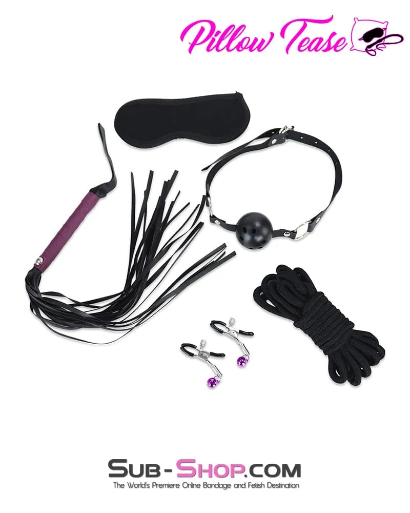 9800DL      8 Pc Plush Purple Bondage Fantasy Set