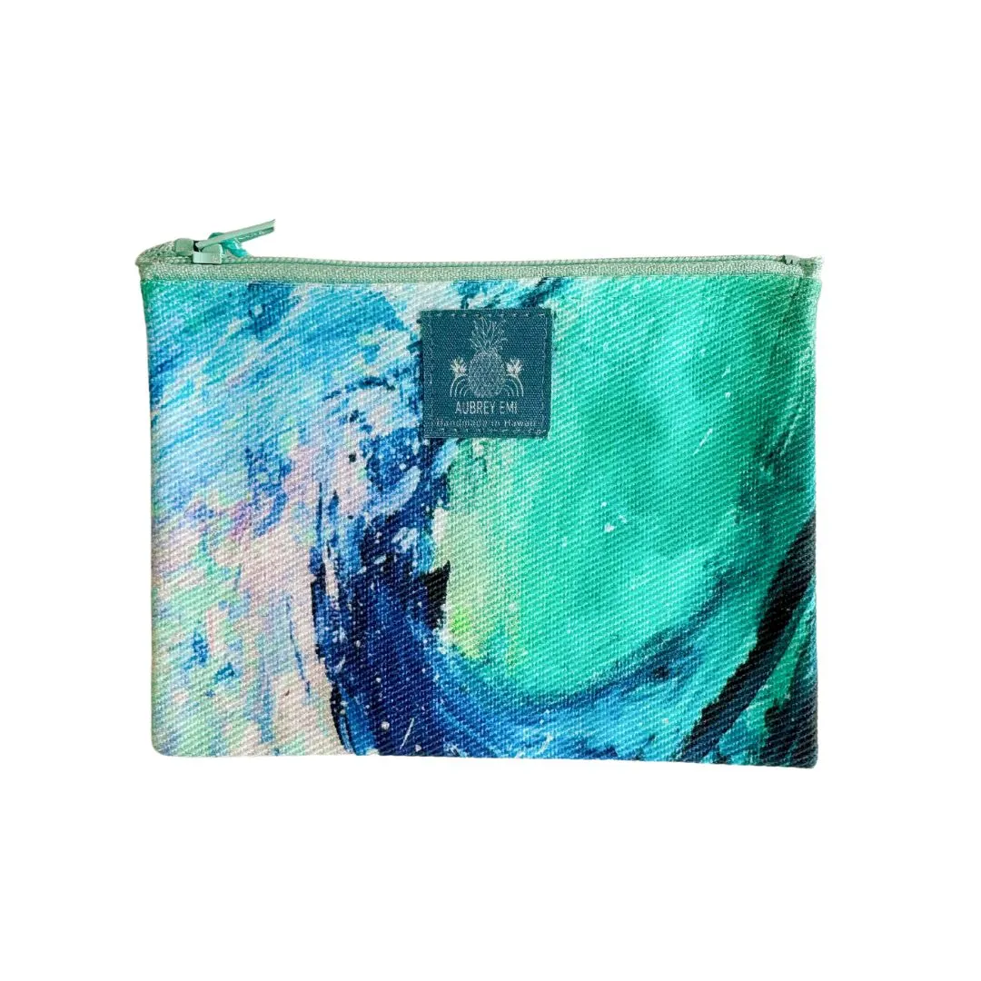 Abstract Wave Coin Pouch