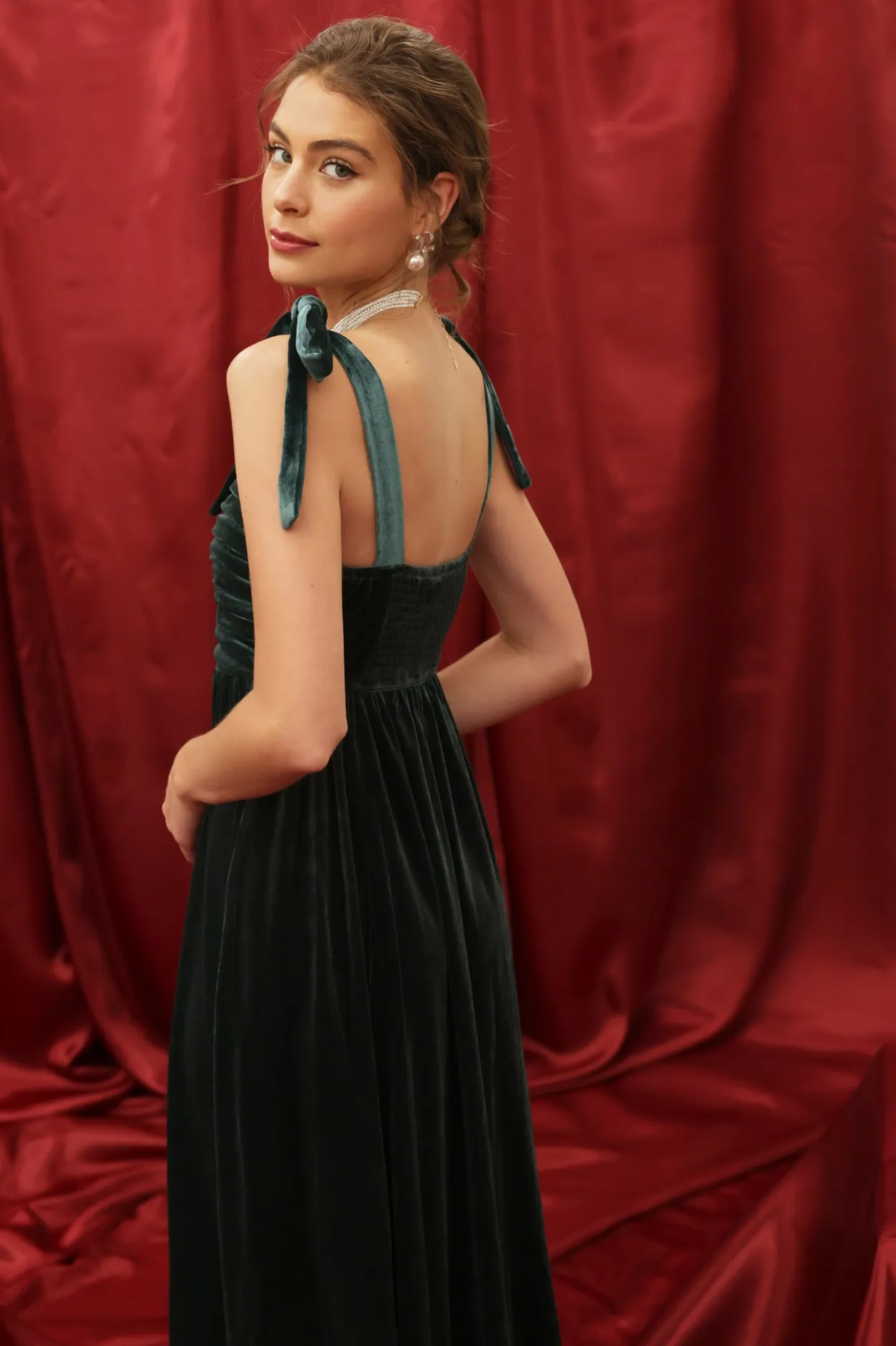 Ada Velvet Holiday Dress - Two Colors