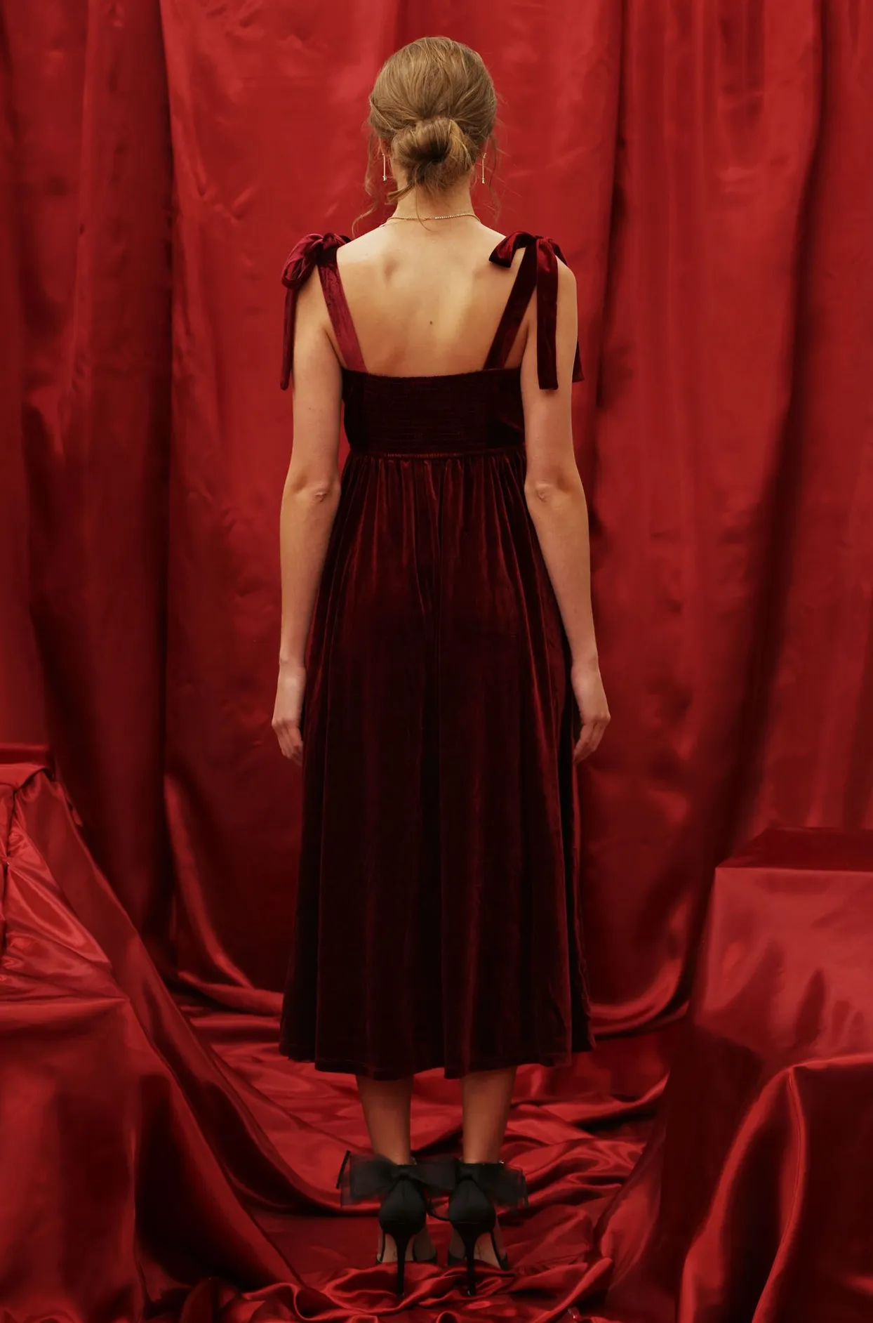 Ada Velvet Holiday Dress - Two Colors