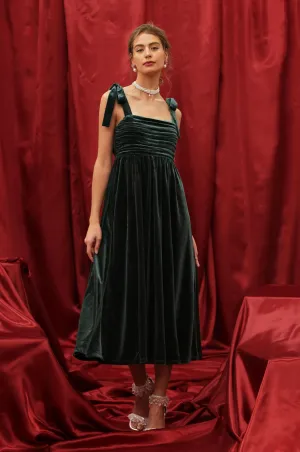 Ada Velvet Holiday Dress - Two Colors