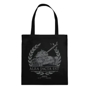 ALEA JACTA EST "Tank" Black Tote Bag