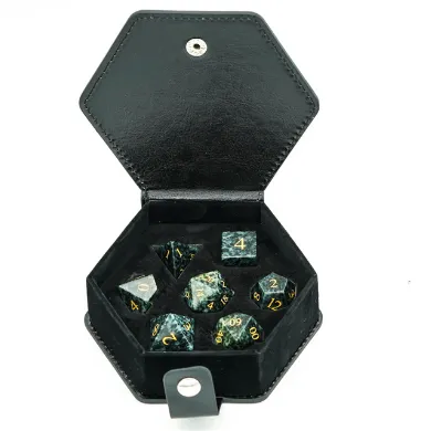 Algal Gemstone - Engraved with Gold