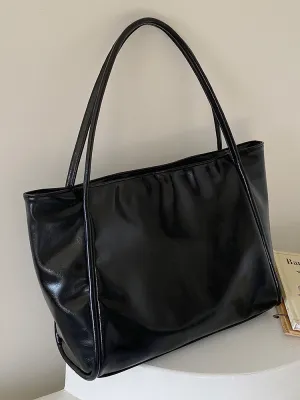 Anastasia Faux Leather Big Shoulder Handbag