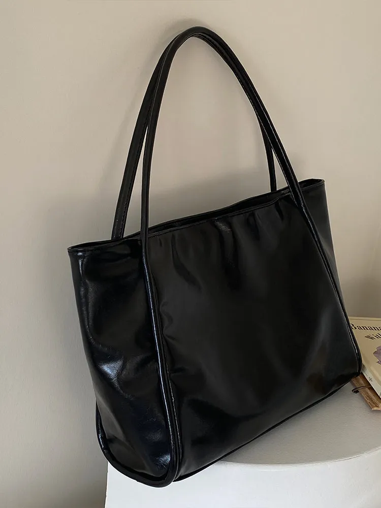 Anastasia Faux Leather Big Shoulder Handbag