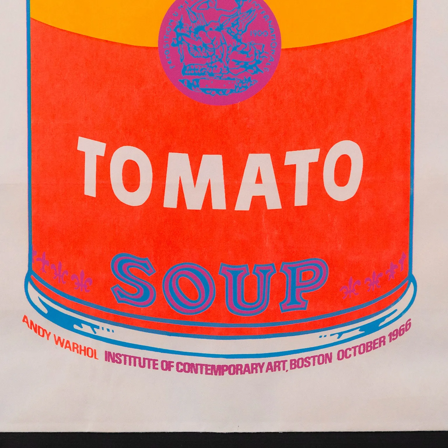 ANDY WARHOL "SOUP CAN BAG" SILKSCREEN, 1966