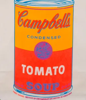 ANDY WARHOL "SOUP CAN BAG" SILKSCREEN, 1966