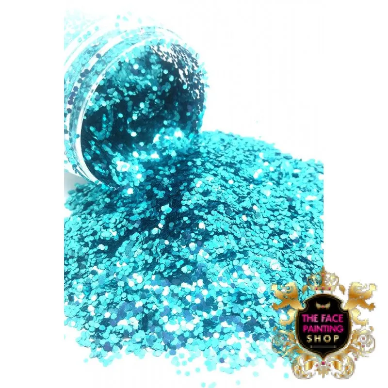 'Aqua' Chunky Glitter - The Facepainting Shop