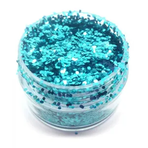 'Aqua' Chunky Glitter - The Facepainting Shop