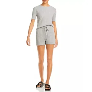 AQUA Ribbed Knit Top &amp; Short Set Size S NWT