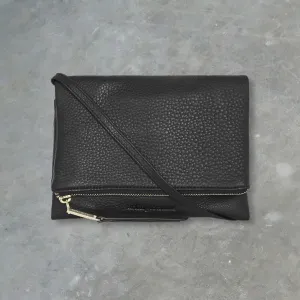Arlington Milne Ella Foldover Wallet, Black