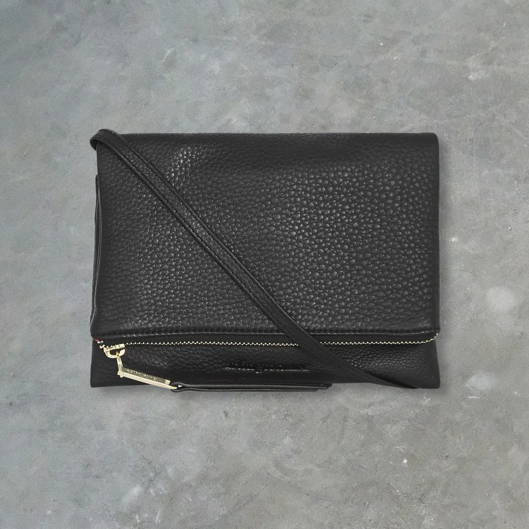 Arlington Milne Ella Foldover Wallet, Black