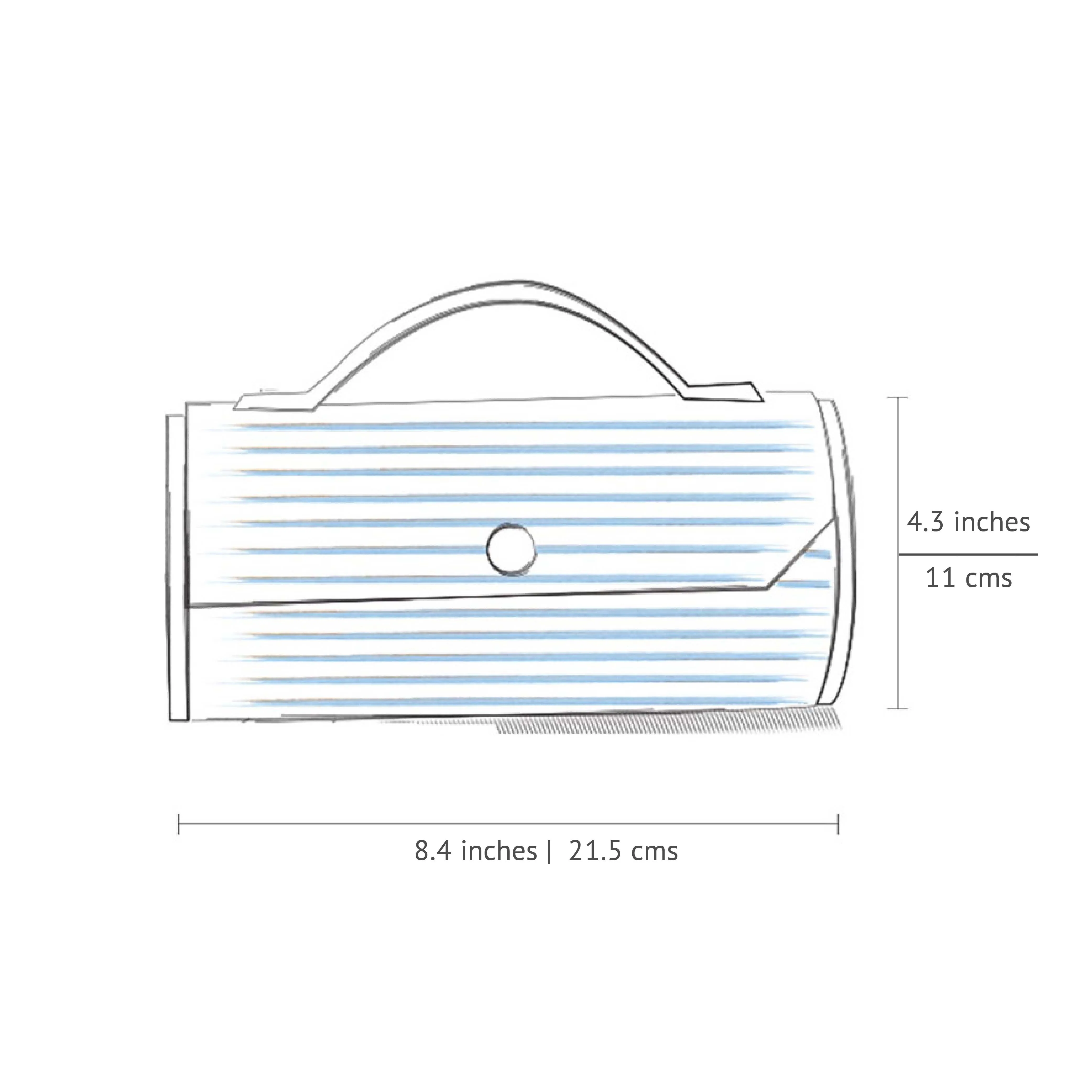 ASH & MOON Round Clutch - Changeable Sleeve