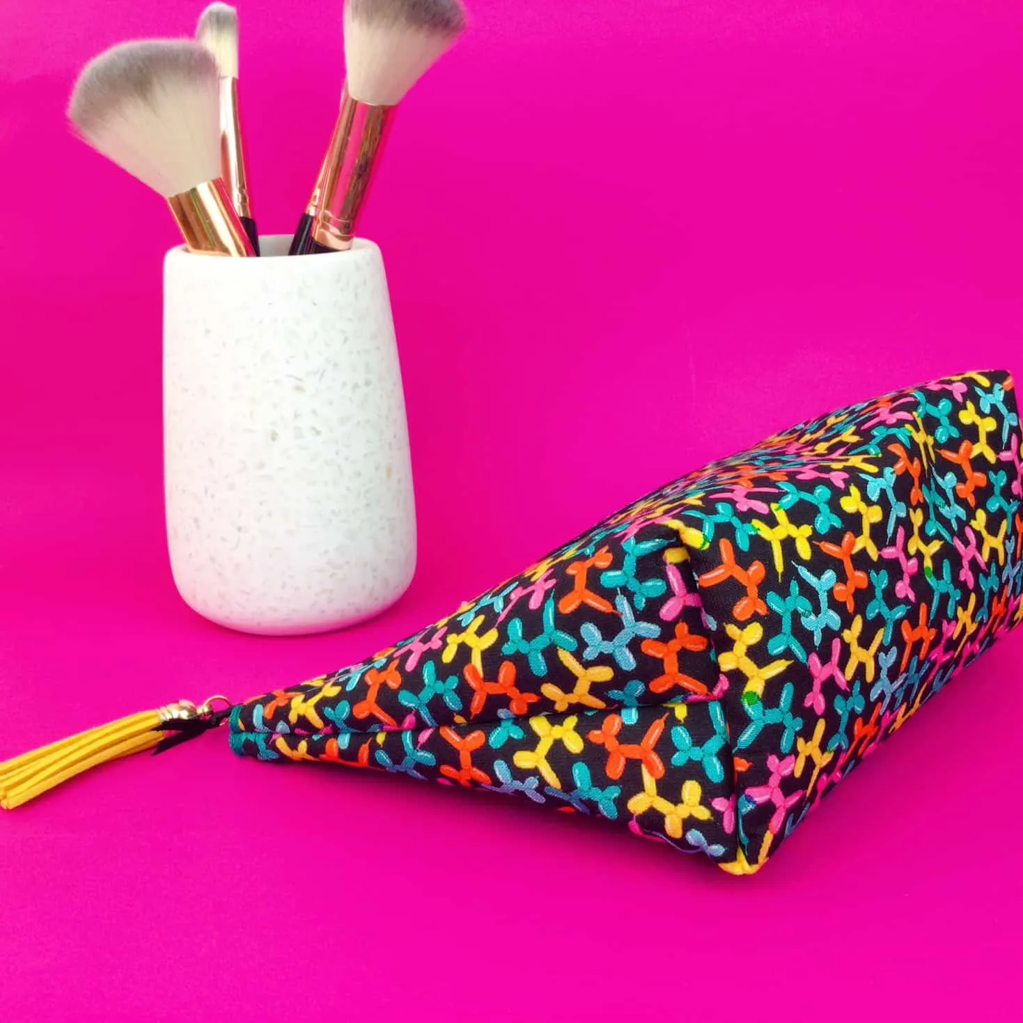 Balloon Animals Medium Cosmetic Bag.