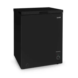 Baridi Freestanding Chest Freezer 99L with Thermostat - Black - B