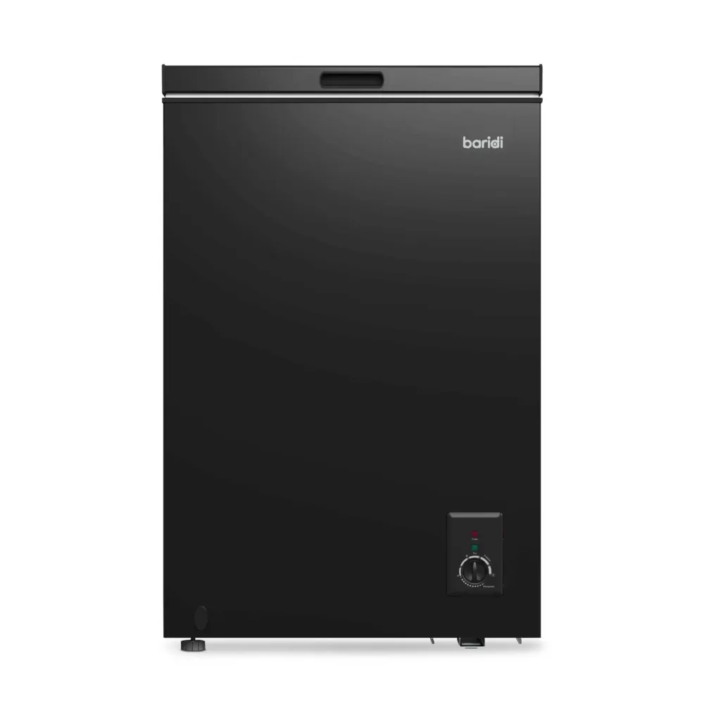 Baridi Freestanding Chest Freezer 99L with Thermostat - Black - B