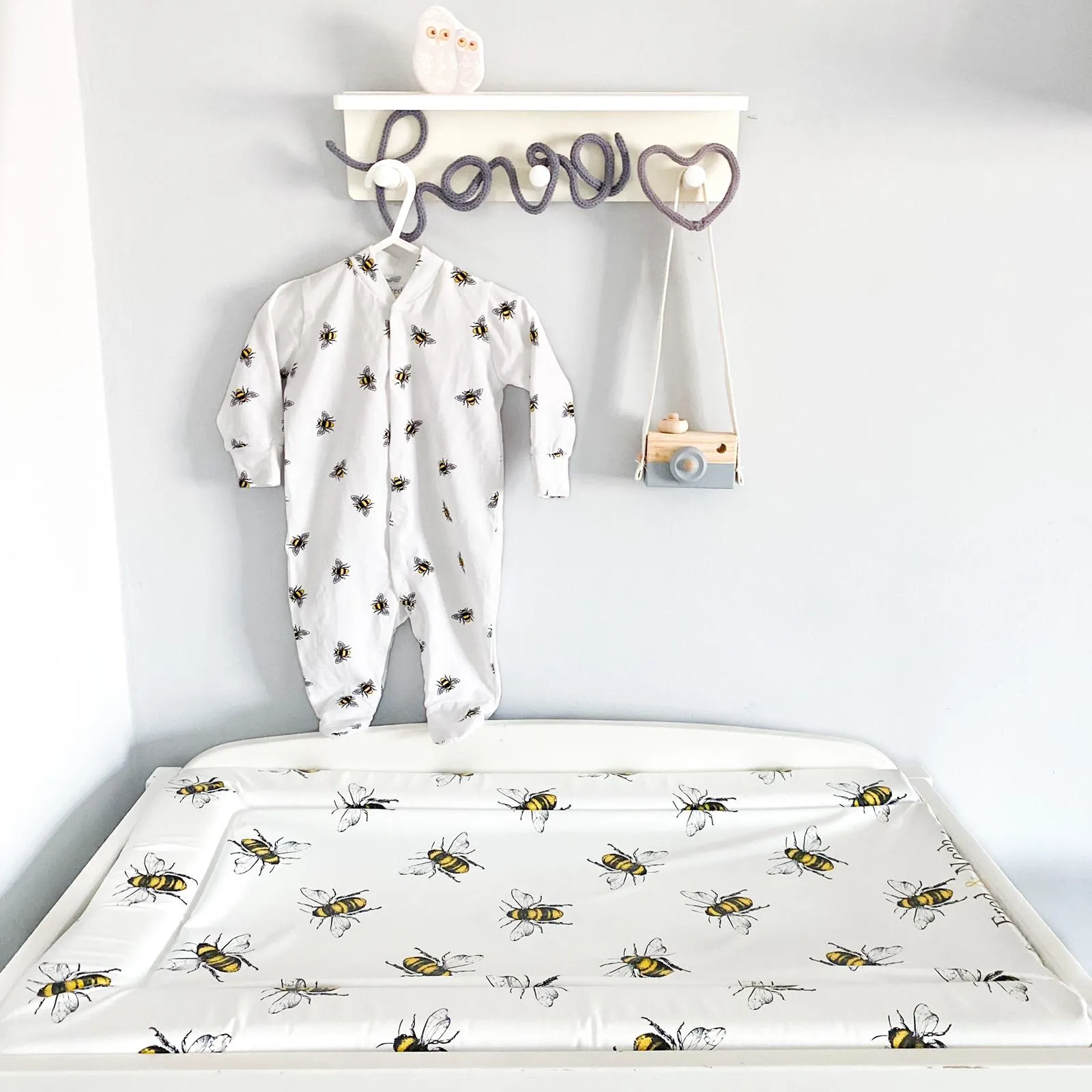 Bee print Changing Mat ( All sizes)