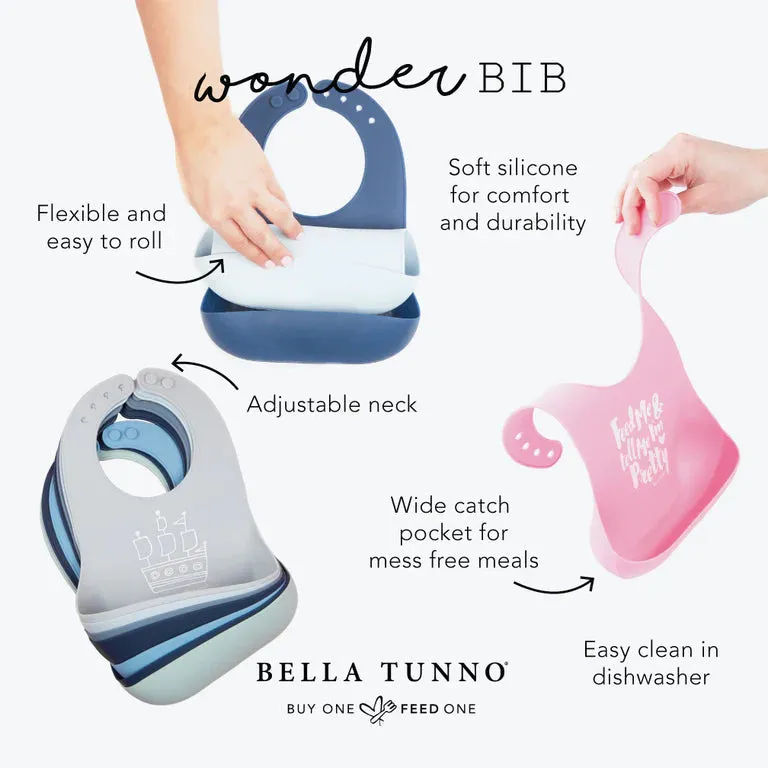 Bella Tunno Wonder Bib - Hello Gorgeous (Lavender)